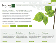 Tablet Screenshot of birchesgroup.com